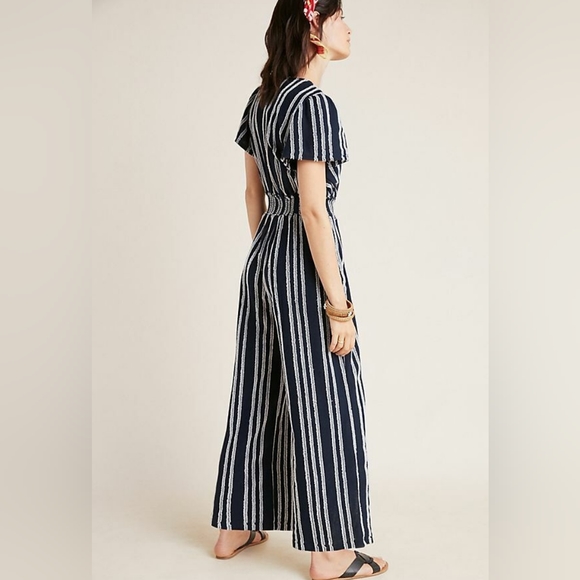 Anthropologie Dolan Canovas Striped Wide-leg Jumpsuit, Size XS - Picture 2 of 9